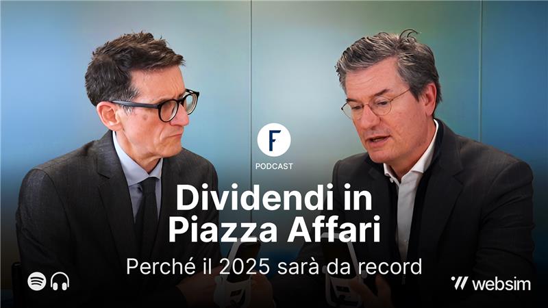 Dividendi a pioggia su Piazza Affari, crescita da record nel 2025