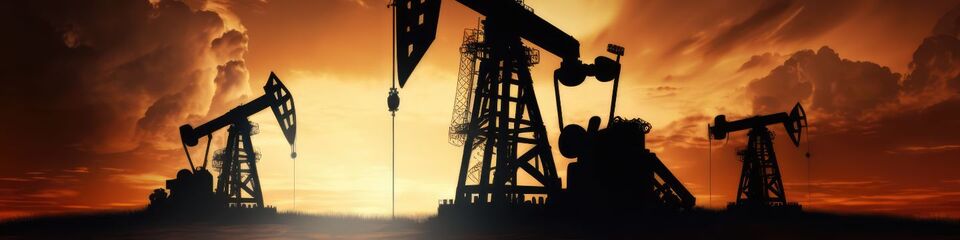 petrolio_websim_5 oib Piattaforma offshore, circondata da onde e attrezzature petrolifere.