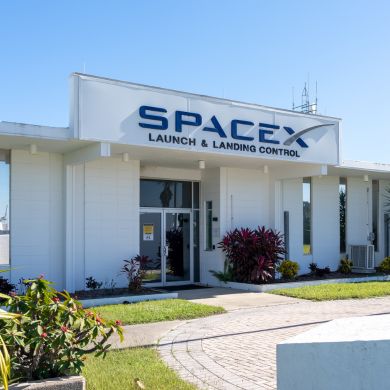 SpaceX sede di controllo a Cape Canaveral, FI SpaceX sede di controllo a Cape Canaveral, FI