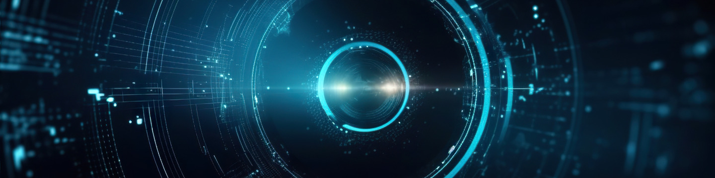 Tech_websim13 Fascio di luce astratto su sfondo nero, concetto di digitalizzazione.