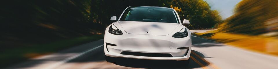 tesla_websim_2 Tesla bianca che percorre distese naturali