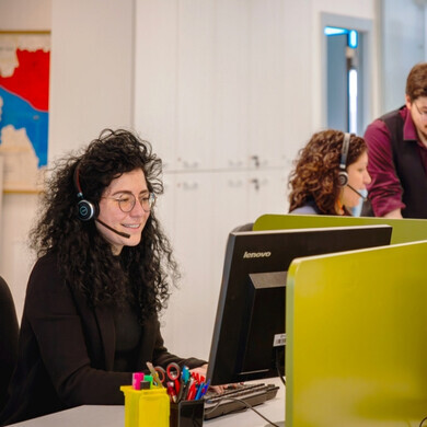 Personale in ufficio al lavoro 