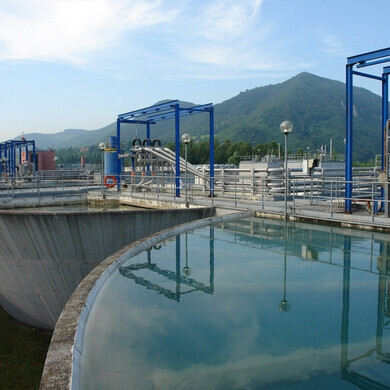 Depurazione delle acque in centro Hera