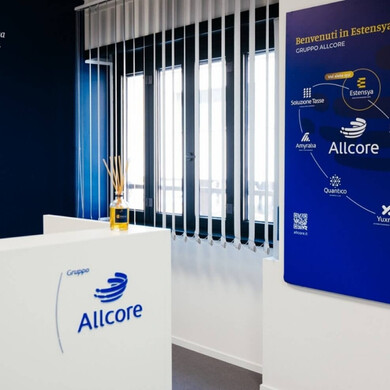 Vista interna sede Estensya, Allcore