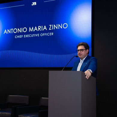 Ritratto di Antonio Maria Zinno, amministratore delegato di Mare Group, in posa istituzionale.