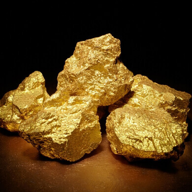 Oro Dettaglio di oro brillante in primo piano