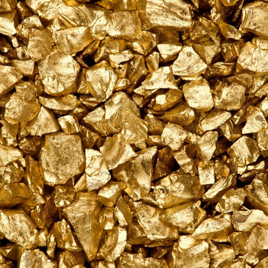 Pepite d'oro Pepite d’oro grezzo su sfondo neutro