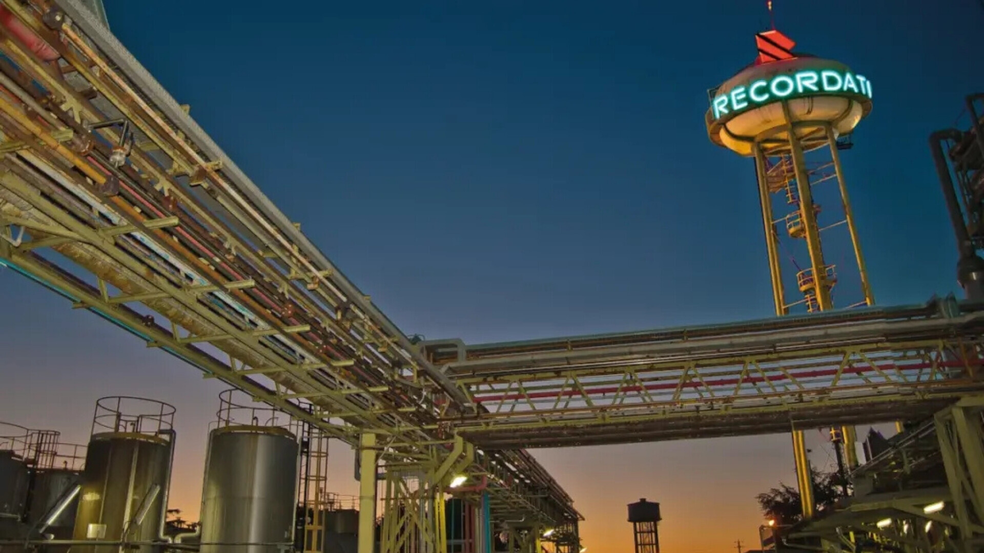 Sito produttivo Recordati Veduta della sede produttiva di Recordati