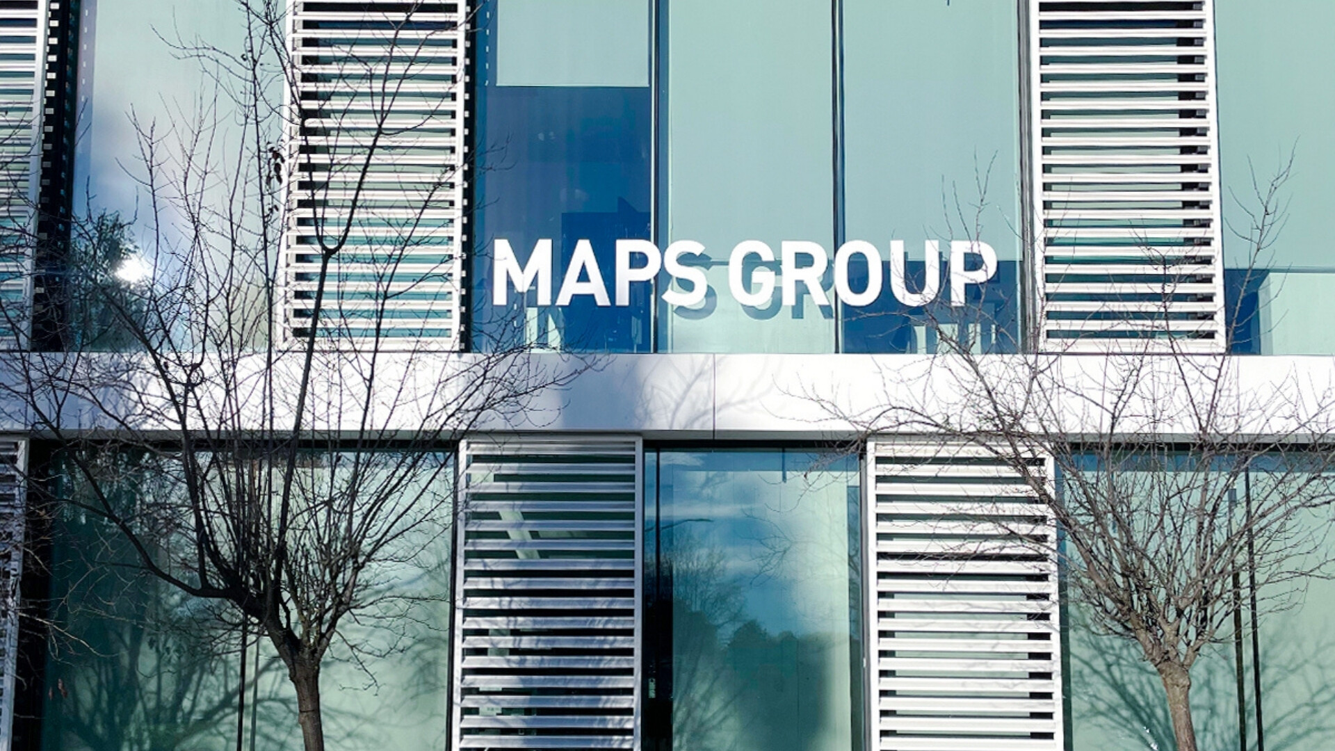 Prospettiva frontale dell’edificio sede di Maps Group.